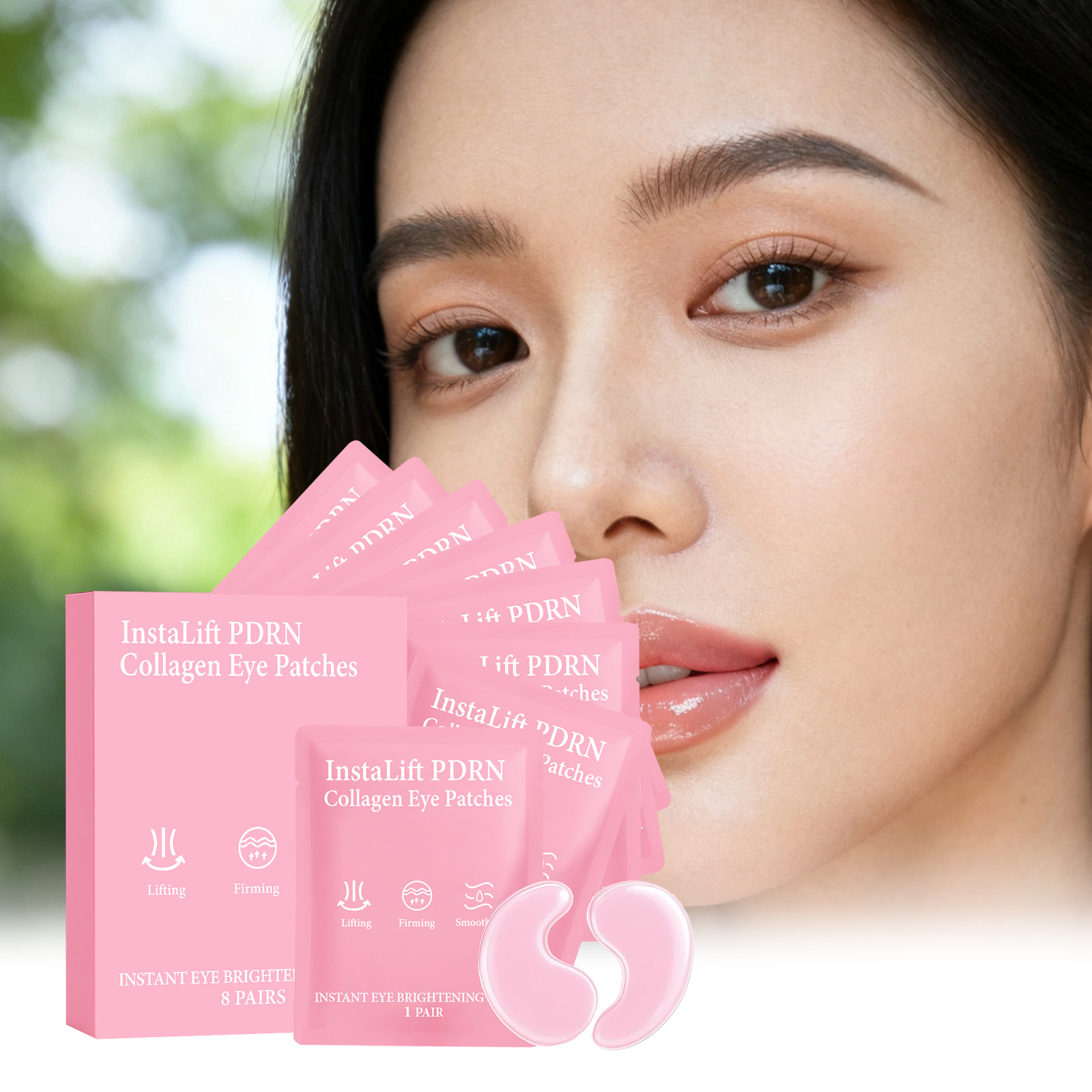Sheet Mask Collagen - Instalift PDRN Collagen Eye Patches Anti