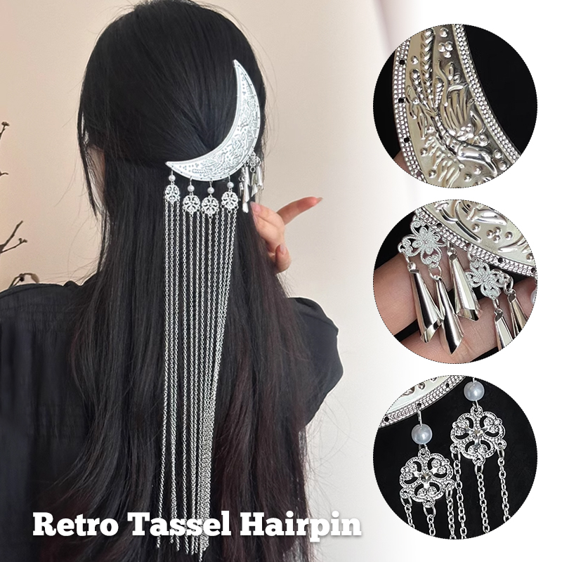 1pc Hanfu Accessories Long Tas - Hanbok Hair Pin ulasan dan harga