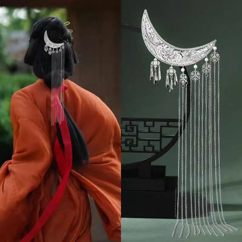 1pc Hanfu Accessories Long Tas - Hanbok Hair Pin ulasan dan harga