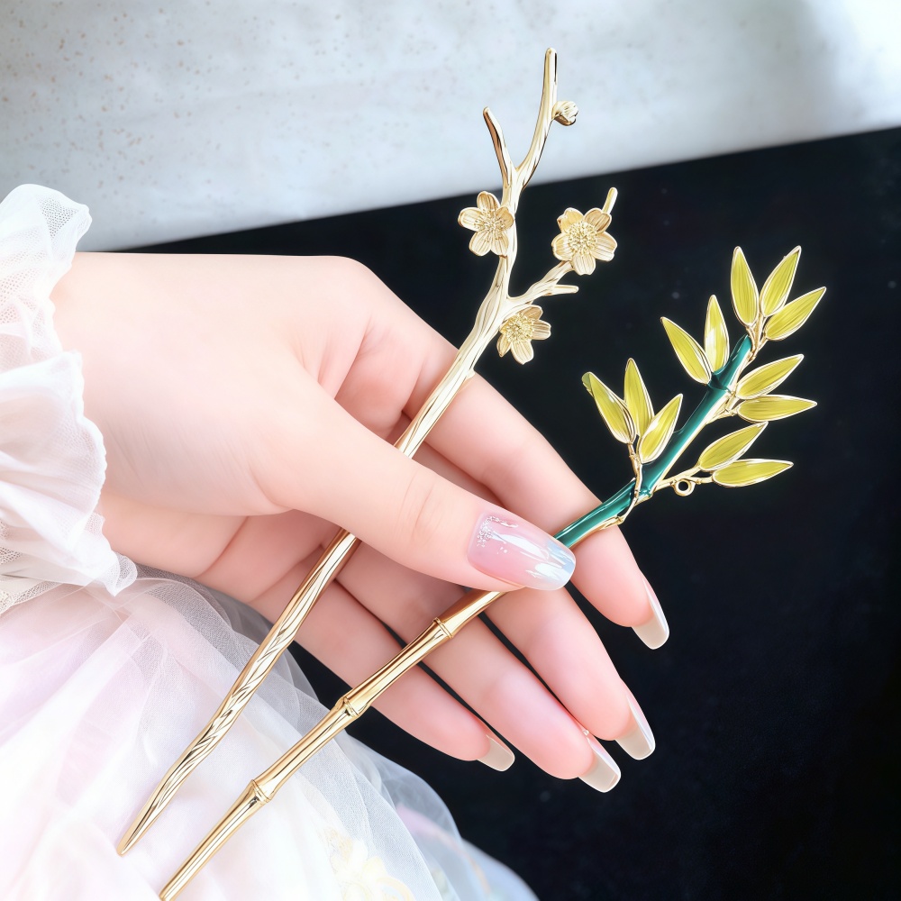 Enamel Alloy Hairpin For Women - Hanbok Hair Pin ulasan dan harga