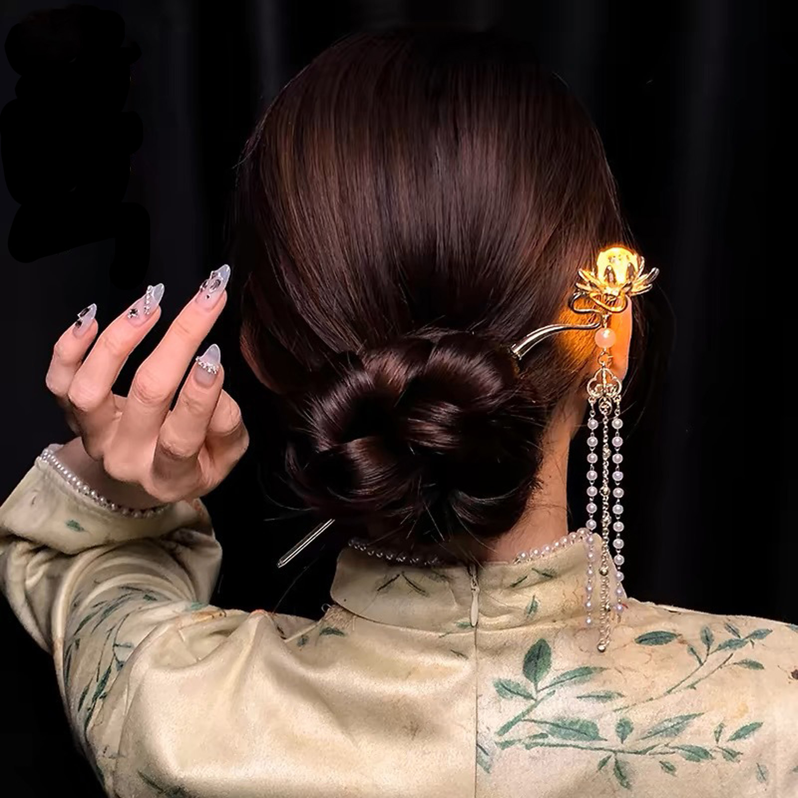 Luminous Flower Hairpin Exquis - Hanbok Hair Pin ulasan dan harga