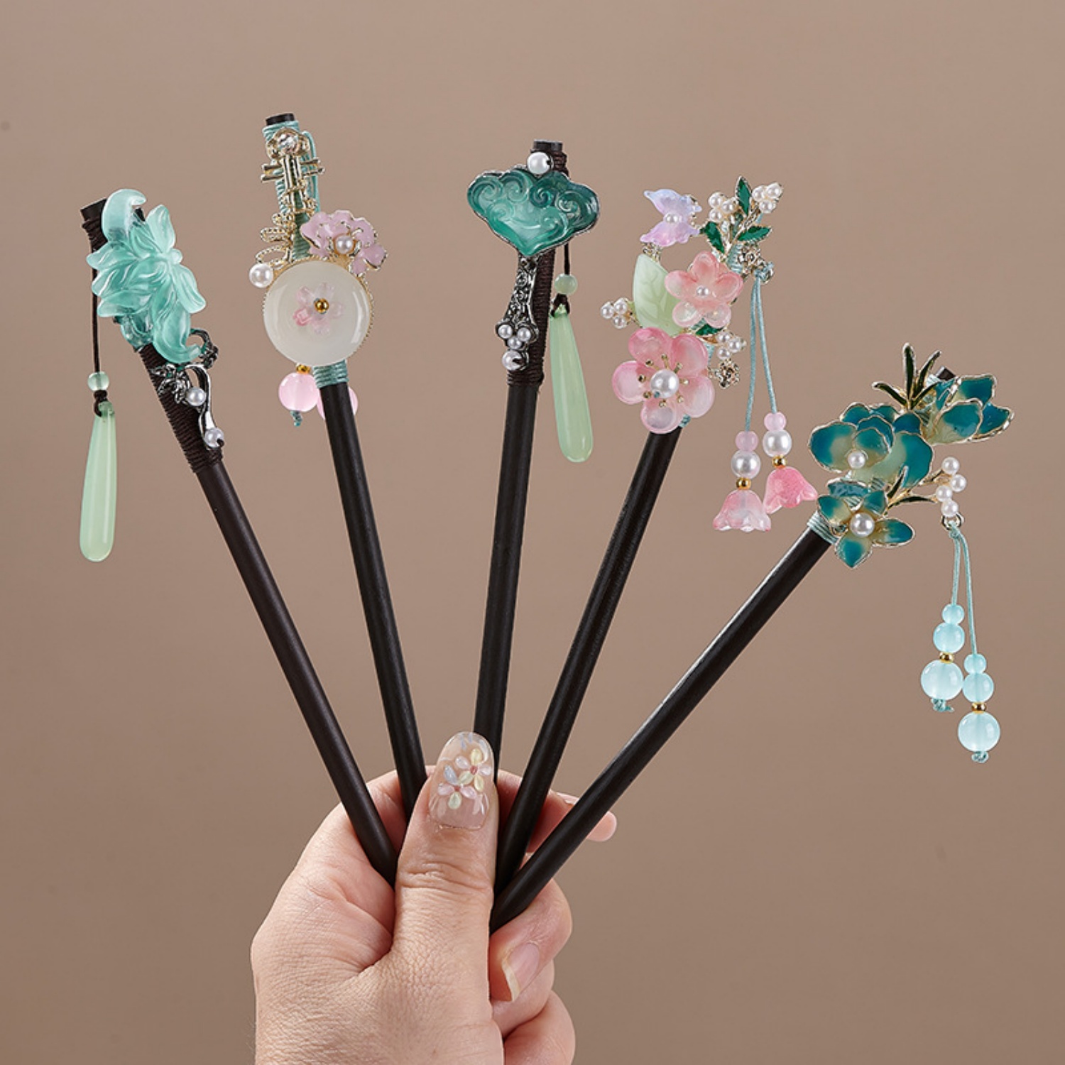 Vintage Flower Hairpin For Wom - Hanbok Hair Pin ulasan dan harga