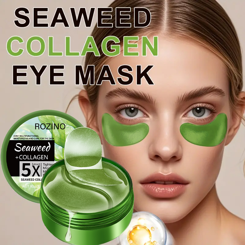 Rozino Seaweed Collagen Eye Ma - Sheet Mask Collagen ulasan dan harga