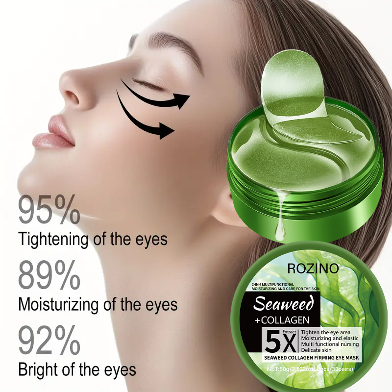 Rozino Seaweed Collagen Eye Ma - Sheet Mask Collagen ulasan dan harga