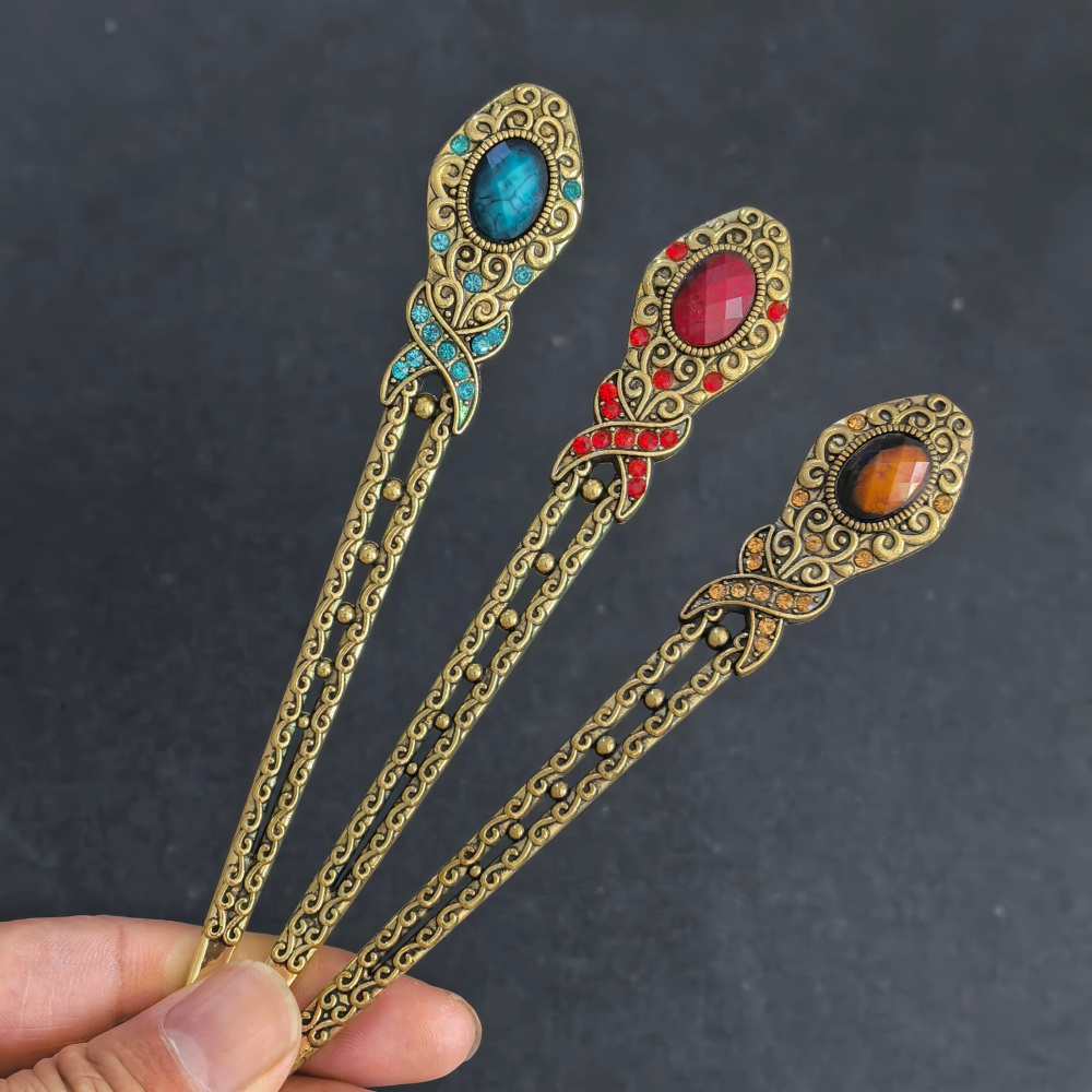 Vintage Metal Hair Sticks for  - Hanbok Hair Pin ulasan dan harga