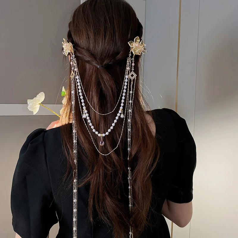 New Chinese Style Rhinestones  - Hanbok Hair Pin ulasan dan harga