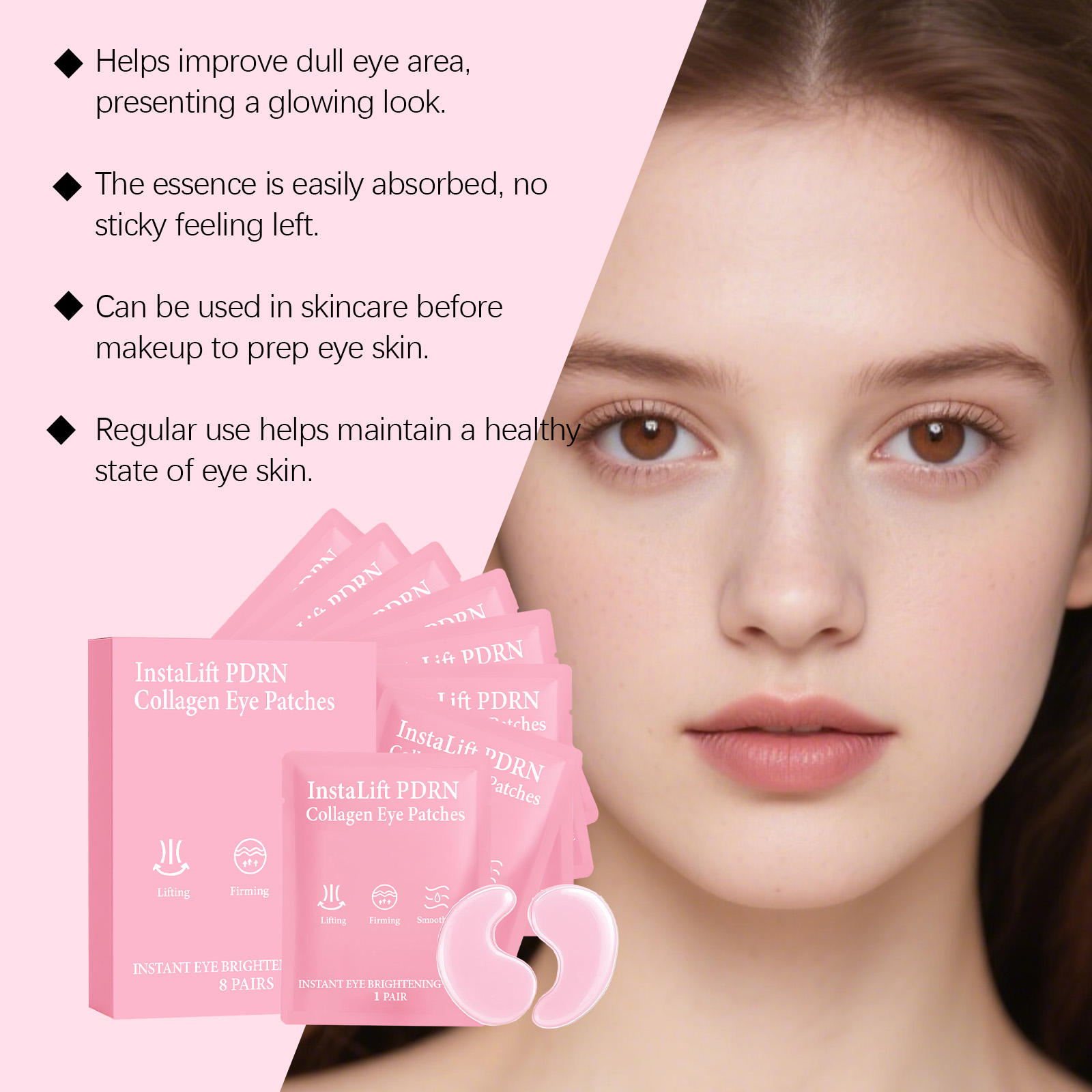 Instalift PDRN Collagen Eye Pa - Sheet Mask Collagen ulasan dan harga